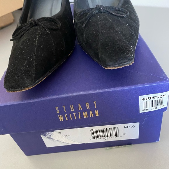 Stuart weitzman suede pointed heel - Picture 3 of 5